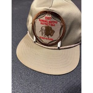Vintage Boy Scouts 1987 Scout-O-Rama Rushing Waters Buffalo‎ Hat